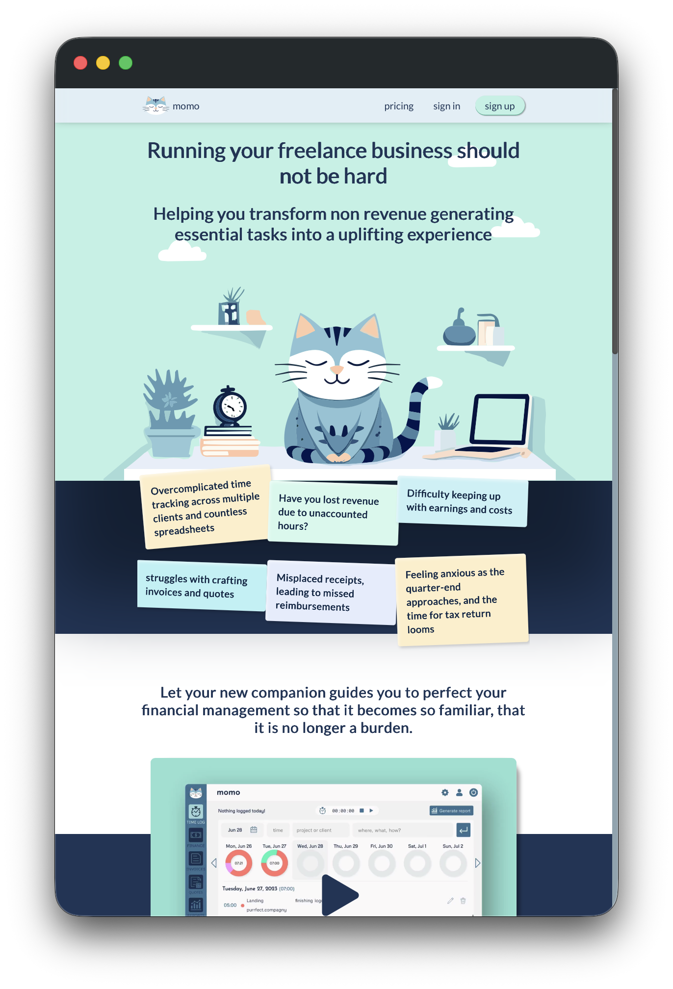 momo.coach screenshot